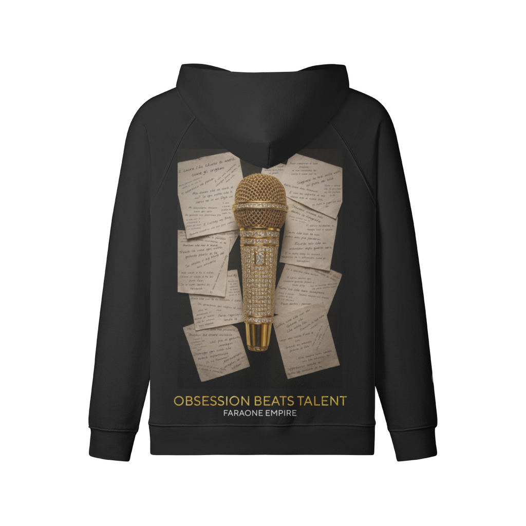 Felpa Rayan Seventeen17 logo microfono Black Unisex