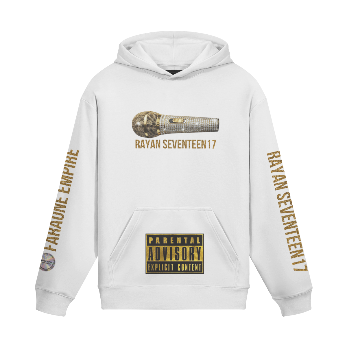 Felpa logo microfono Rayan Seventeen17 Unisex