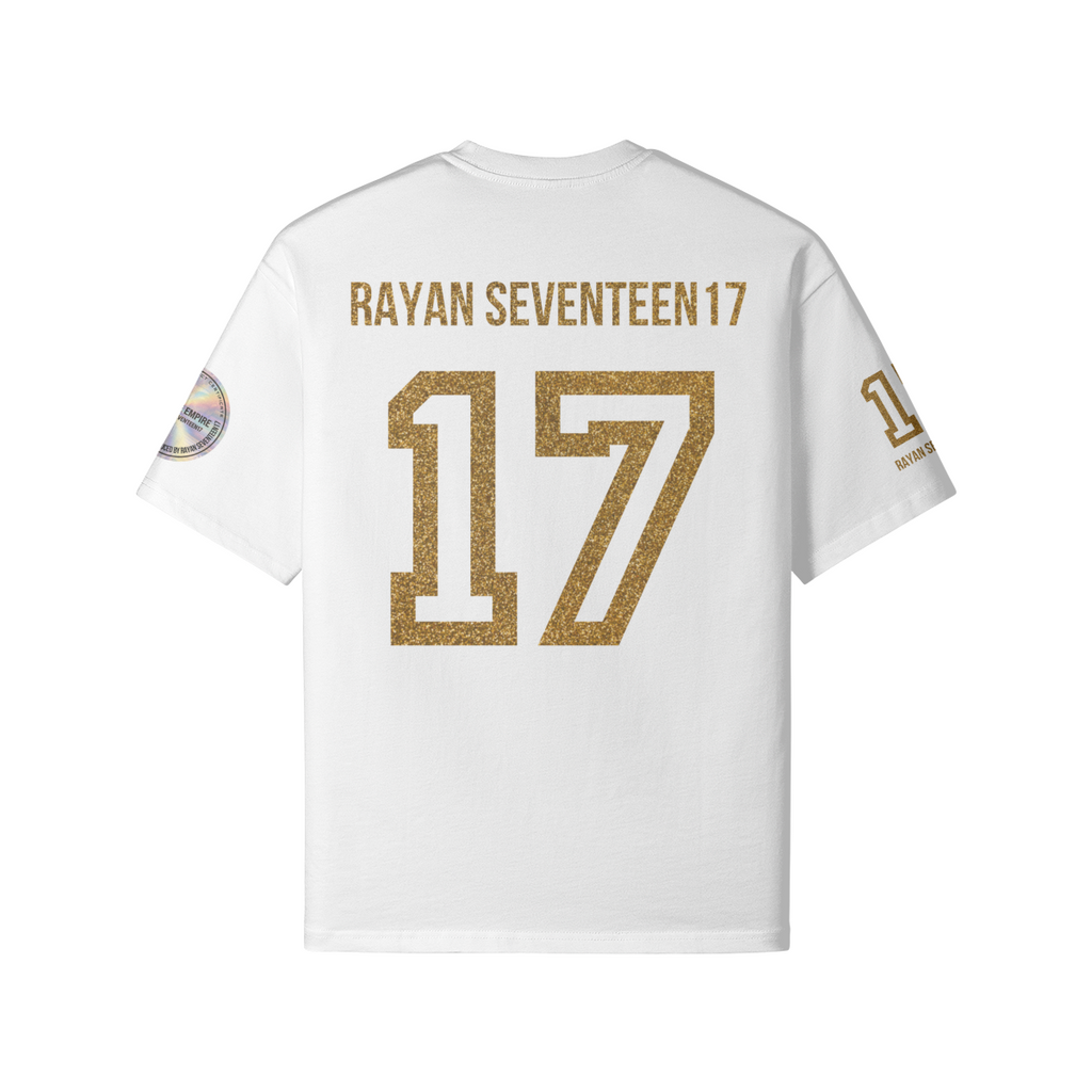 T-shirt logo Rayan Seventeen17 Gold Unisex